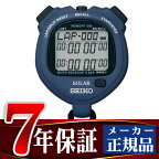 【10%OFFクーポン 4/18 0:00～4/21 9:59】【SEIKO STOP WATCH】ソーラー ストップウォッチ ブルー SVAJ005 【正規品】