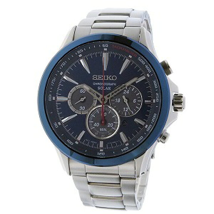 楽天市場】セイコー SEIKO クロノ ソーラー メンズ 腕時計 SSC495P1 