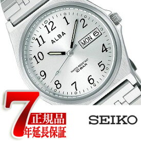 【正規品】セイコー アルバ SEIKO ALBA スタンダード ねじロック式 メンズ 腕時計 シルバー AIGT004