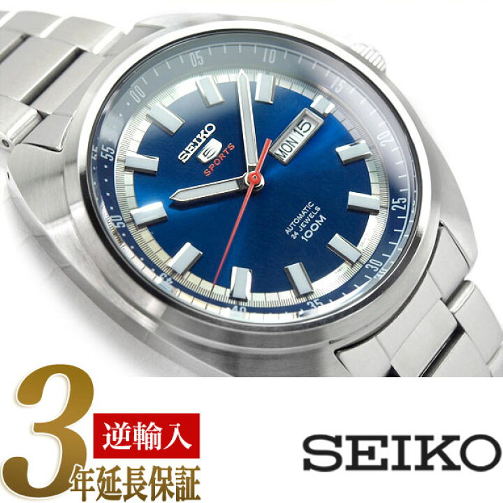 楽天市場】【逆輸入 SEIKO5】セイコー5スポーツ 自動巻き 手巻き付き 