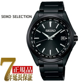 【10%OFFクーポン 5/18 0:00～5/21 9:59】セイコー SEIKO SEIKO SELECTION メンズ メンズ 腕時計 ブラック SBTM333