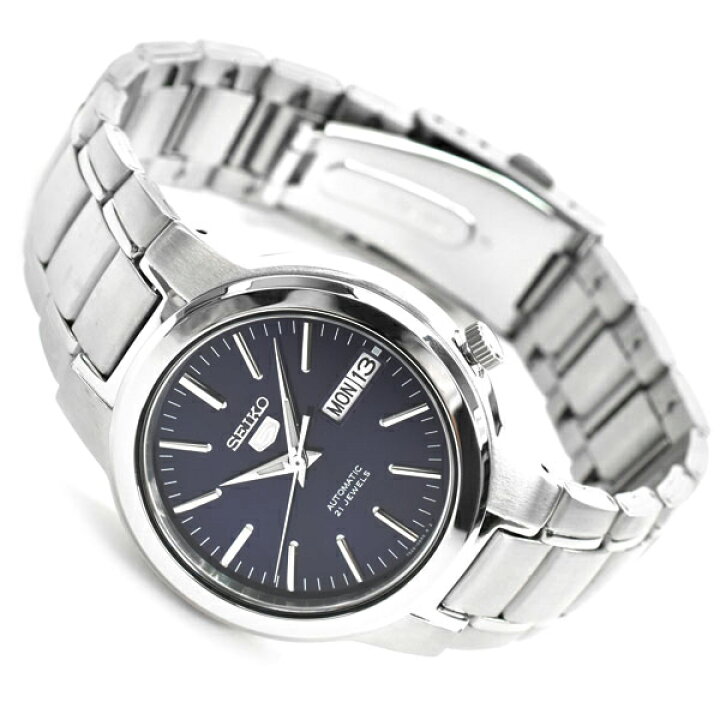 楽天市場】【逆輸入SEIKO5】セイコー5 メンズ自動巻き腕時計 ブルー  