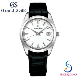 Grand Seiko グランドセイコー SBGX295 クオーツ 9F メンズ 腕時計 ブラック 革ベルト 国内正規品 【無金利ローン可】