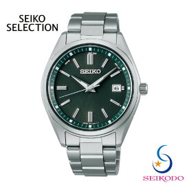 SEIKO SELECTION セイコー セレクション Sシリーズ SBTM319 ソーラー 電波 メンズ 腕時計 グリーン文字盤 メタルベルト プレゼント ギフト