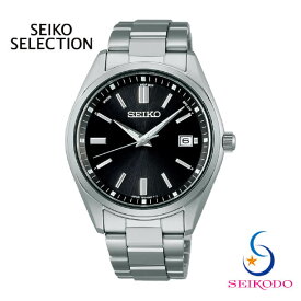 SEIKO SELECTION セイコー セレクション Sシリーズ SBTM323 ソーラー 電波 メンズ 腕時計 ブラック文字盤 メタルベルト プレゼント ギフト