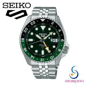 5スポーツ SKX series SEIKO セイコー SBSC019 メンズ 腕時計 メカニカル 自動巻 グリーン文字盤 メタルベルト プレゼント ギフト
