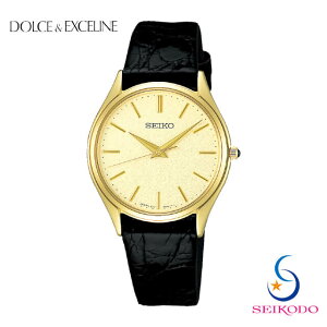 SEIKO �Z�C�R�[ DOLCE & EXCELINE �h���`�F & �G�N�Z���[�k SACM150 �N�H�[�c �����Y �r���v �S�[���h������ �v�x���g �v���[���g �M�t�g