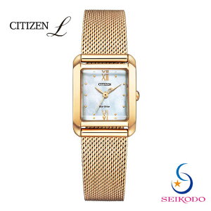 CITIZEN �V�`�Y�� CITIZEN L �V�`�Y�� �G�� EW5593-64D �r���v �G�R�E�h���C�u SQUARE Collection ���f�B�[�X ���� �M�t�g �v���[���g �������K�i