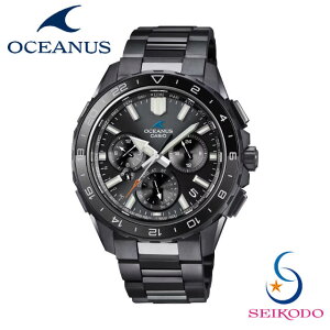 OCEANUS �I�V�A�i�X CASIO �J�V�I CACHALOT �J�V���� OCW-P3000B-1AJF �d�g �\�[���[ �X�}�[�g�t�H�������N �^�C���]�[���i�r�Q�[�^�[�@�\ DLC�I�[���u���b�N Bluetooth���� �����Y �r���v ���K�i �y�ő�24