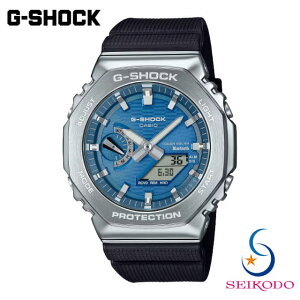 G-SHOCK G�V���b�N CASIO �J�V�I GBM-2100A-2BJF ���^���J�o�[�h �A�i���O �r���v �����Y �\�[���[ �X�}�[�g�t�H�������N �y�������K�i�z