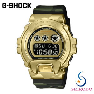 G-SHOCK G�V���b�N CASIO �J�V�I GM-6900CMG-3JF BOLD CAMO SERIES CAMO AND GOLD �����Y �W�[�V���b�N �r���v �y�������K�i�z