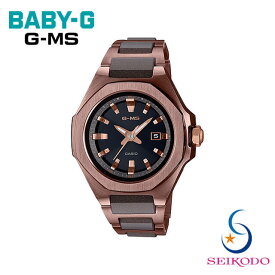 カシオ CASIO ベビーG BABY-G ジーミズ G-MS 電波ソーラー 黒 ブラック コンポジットバンド MSG-W350CG-5AJF 秒針付き レディース 腕時計