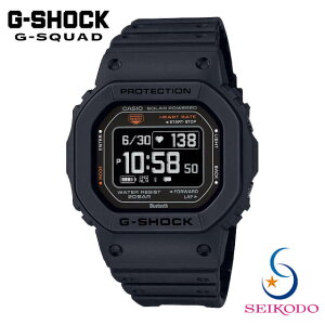 G-SHOCK G-SQUAD ジーショック ジースクワッド 5600 SERIES 腕時計 メンズ デジタル ブラック DW-H5600-1JR Bluetooth搭載 GPS 腕時計 メンズ スマートフォンリンク 6センサー 心拍計 デジタル ソーラーアシ