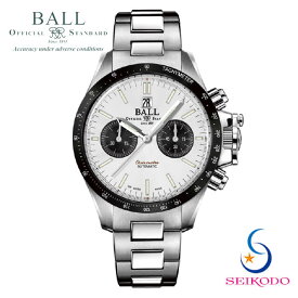 【最大60回無金利ローン可能！】 ボールウォッチ BALL WATCH エンジニア ハイドロカーボン Engineer Hydrocarbon レーサー・クロノグラフ セラミック RACER CHRONOGRAPH CERAMIC CM2198C-S1CJ-SL シルバー文字盤 メンズ 自動巻き 機械式 腕時計 正規品