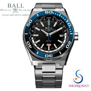 �y�ő�60�񖳋������[���\�I�z �{�[���E�H�b�` BALL WATCH ���[�h�}�X�^�[ ���[���h�^�C�� DG3032A-SJ-BKBE ���E���胂�f�� �u���b�N������ �u���[�x�[�� �����Y �������� �@�B�� �r���v ���K�i