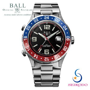 yő60񖳋[\Iz {[EHb` BALL WATCH [h}X^[ Road Master pCbgGMT DG3038A-S2CJ-BK E胂f ubN /Z~bNx[ Nm[^[ CHRONOMETER