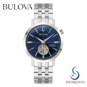 BULOVA ブローバ Classic クラシック AEROJET エアロジェット 96A320 メンズ 機械式 カーフレザー 腕時計 シンプル プレゼント 贈り物 ギフト