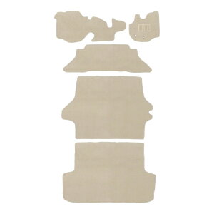 【超お得!ラゲッジマット付き!】 フロアマット ハイエース 【丸洗いOK!】 TRH 200系 HIACE 5P 5点セット カーマット お掃除簡単 汚れ防止 自動車マット 車 フロア マット フルセット 黒 ブラッ