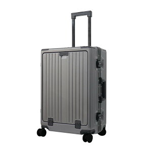 【ポイント10倍】 スーツケース フロントオープン 前開き USBポート付き キャリーケース 機内持ち込み Sサイズ Mサイズ 39L 60L キャリーバッグ おしゃれ かわいい フロントポケット 軽量 静音