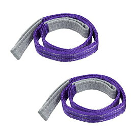 スリングベルト 2本セット 1m 幅25mm 使用荷重800kg 吊りベルト ベルトスリング ナイロンスリング ナイロンスリングベルト 繊維ベルト 荷吊りベルト 吊上げ ロープ 牽引 クレーンロープ クレーンベルト 運搬 送料無料 HRS008P010SET2