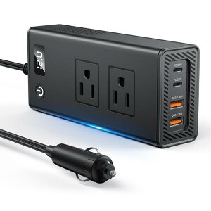 200W Co[^[ J[Co[^[ DC12V(10.5-14.8V)  Co[^[ QC3.0 36W PD20W USBRZg}[d ԓ[d AC110VVK[\Pbgϊ Cg VK[\Pbg