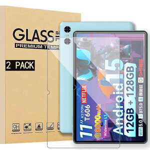 2������ FPD 11-J1/ P11/Tab P11/P1100/A1119 �t�B���� Android 15 �^�u���b�g 11�C���` 2025�V�o��p�̃K���X�t�B���� �t���ی�K���X�t�B���� �d�x9 �����^ �����ߗ� �����z�� �X�N���b�`�h