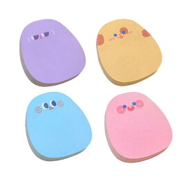 付箋 ポストイット 強粘着 4冊 ノートメモ用紙 見出し 付箋紙 使いやすい 文房具 オフィス メッセージシール 粘着メモ 事務用品