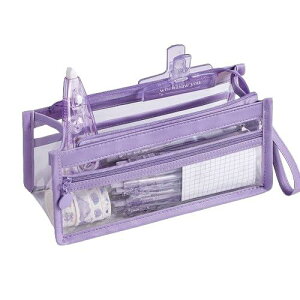 ペンケース 大容量 クリアペンポーチ 筆入れ 透明 クリア スリム 可愛い ペンポーチ 文具ケース 文具ポーチ 文房具収納 文房具ケース 文房具ポーチ おしゃれ 誕生日 プレゼント 女の子