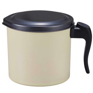 竹原製缶(Takecan) 油こし器 リグランテ オイルポット モカ 1.0L 日本製 ふっ素加工 耐熱 小さい 小型 ステンレス ミニ スリム おしゃれ 濾過 揚げ物 天ぷら キッチン 用品 保存容器 再生 シンプ