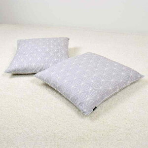 �X�^�C���f�R�[��(STYLE Decor) ���z�c�J�o�[ 55×59 2���Z�b�g ���唻 ������� ��100% �k�� �O���[ �V���v�� ���C�� W3401200