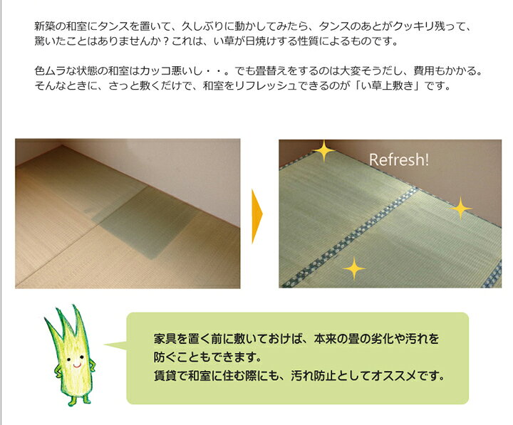 楽天市場 送料込 一部地域を除く 熊本県八代産減農薬い草使用国産 い草 上敷き カーペット 西陣 サイズ 三六間2畳 約182 182cm 八代直送品 6301042 上敷 上敷き カーペット 畳 い草 イ草 いぐさ ござ い草 ラグ 日本製 和 2帖 中京間 生活創造屋