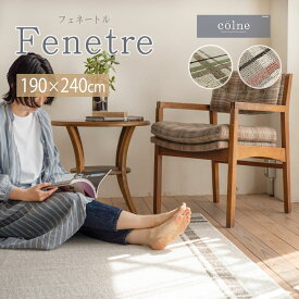 【送料無料】Fenetre フェネートル ラグ[sn]Lサイズ(約3畳):190×240cmカーペット 日本製 3畳 防ダニ 洗濯 洗える 丸洗い 清潔 床暖房 ホットカーペット オールシーズン スミノエ