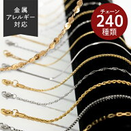 【5年連続 年間ランキング1位】ネックレス チェーン 金属 アレルギー 対応 ステンレス ネックレスチェー…
