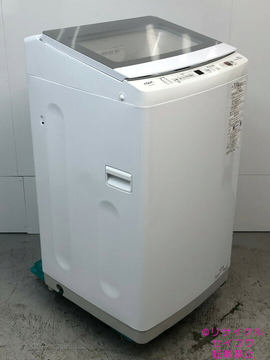 楽天市場】【中古】2023年式 アクア AQUA 全自動洗濯機 7kg ホワイト 