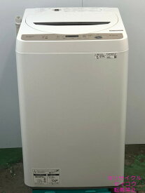 高年式 22年6Kgシャープ洗濯機 ES-GE6F-T地域限定送料・設置無料2405170950