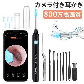 耳かき カメラ付き 800万高画質 10点セット 防塵カバー付き IP67防水 3.5mm超小型レンズ 充電式 耳かき イヤースコープ 耳掃除 LEDライト 耳鏡 スマホWIFI接続 耳かきスコープ 耳垢除去 耳垢ク ワイヤレス iphone Android