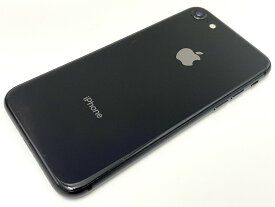 【中古:A】SIMフリー iPhone8 64GB スペースグレー　 白ロム