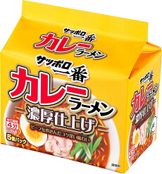 サッポロ一番カレーラーメン5個パック480g(1ケース6個)KK