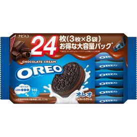 モンデリーズ　オレオ　ファミリーパック　チョコレートクリーム 24枚×12個入り(1ケース)（YB）