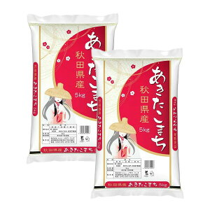 秋田県産あきたこまち 5kg×2(計10kg)【直送品】