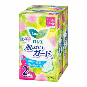 【医薬部外品】ロリエ 肌きれいガード昼用 羽つき 20コ入×2 3個セット KO 花王