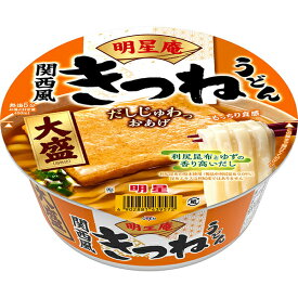明星庵 きつねうどん 大盛 105g×12個入り (1ケース)