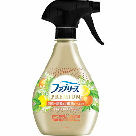 ファブリーズW除菌+消臭 プレミアム シトラス&ガーデンの香り 370mL