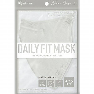 DAILY FIT MASK ���̃}�X�N �ӂ��T�C�Y RK�|F5SXH �j���A���X�O���[ 5��
