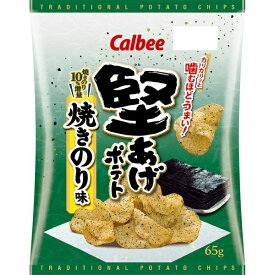 カルビー 堅あげポテト焼きのり味 65g×12個入り (1ケース) (SB)