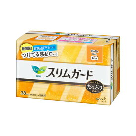 ロリエ スリムガード 軽い日用 羽なし（医薬部外品）38個入×18パック（1ケース）花王 KO