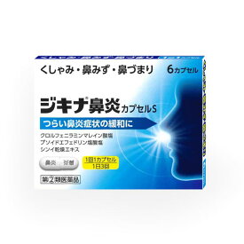 ★【指定第2類医薬品】 ジキナ鼻炎カプセルS　(6カプセル)　RD