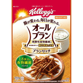 【機能性表示食品】ケロッグ オールブランブランリッチ 250g×6個入り×2箱 (計12個) (KT)