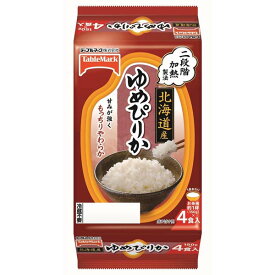 北海道産ゆめぴりか4食　×8個(1ケース)(KT)