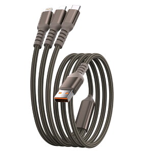 y2{wŔzN[|ziPhone [d P[u iPhone [d 3in1 ő60w }[d 6A }` ҂ݍ X}z[dP[u iPhone[dR[h USB-A Type-C Lightning USB-A ^Cvc CgjOP[u 